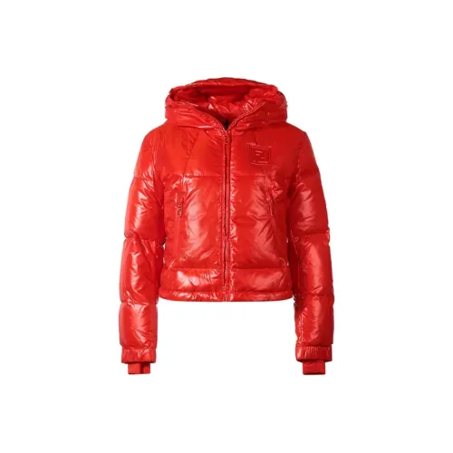 FENDI FW22 Down Jacket Women's Orange Red