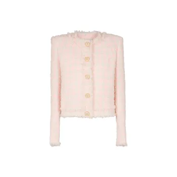 BALMAIN 5 Button Tweed Jacket