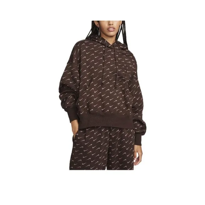Nike Sportswear Phoenix Fleece Sweatshirt Women's Khaki Brown-0