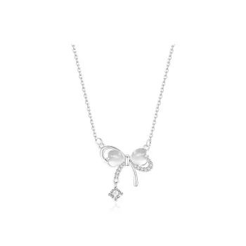 Master Kim Glass Cat Eye Necklaces Women's