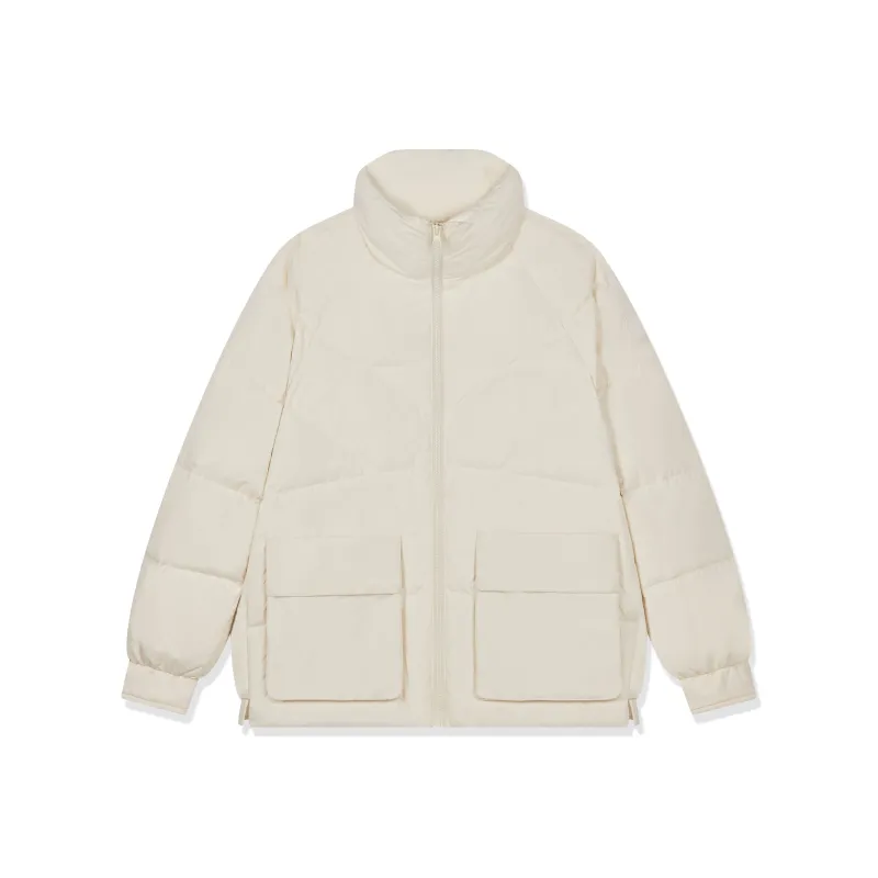 QIAODAN Down Jackets Women's Cream White-0