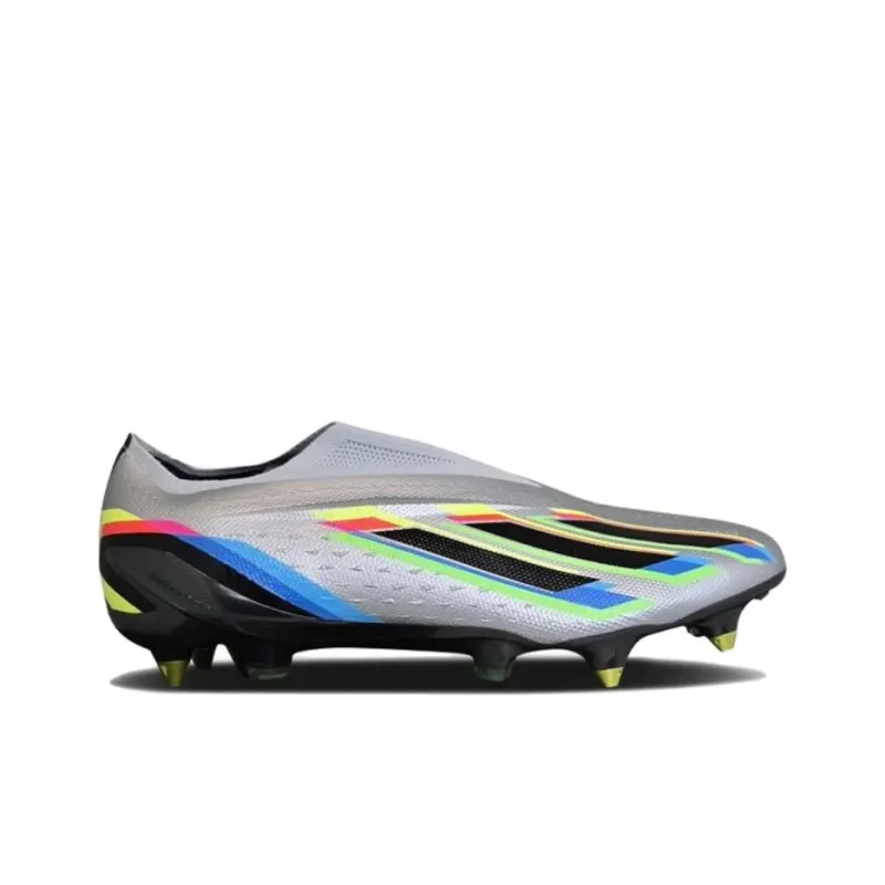 Adidas X Speedportal Anti Slip Wear Resistant Soccer Shoes Men's Silver-1