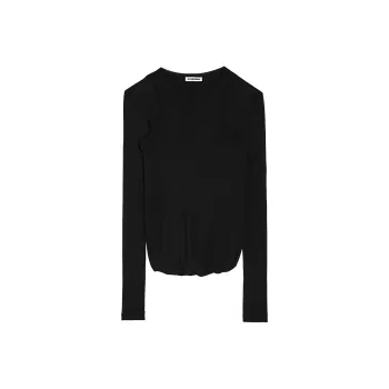 JIL SANDER Long Sleeved Shirt Black