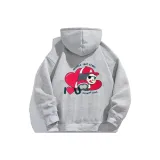 Heather Gray Cardigan Sweatshirt