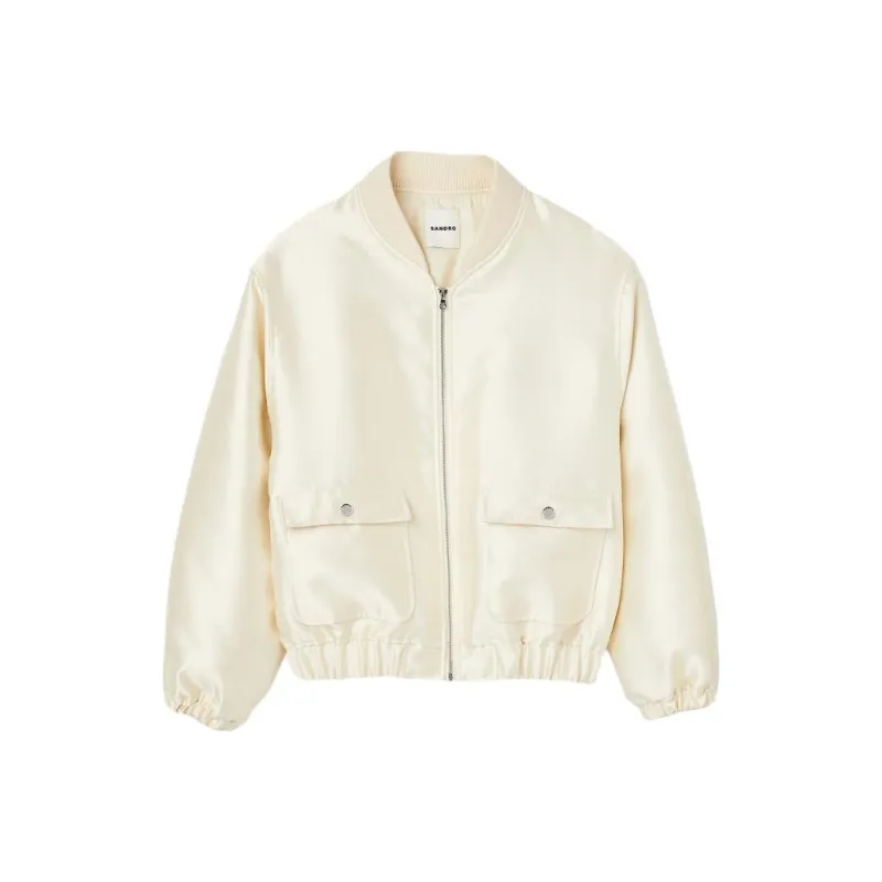 Sandro Jackets Women's Beige Yellow-0