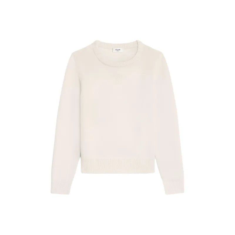 CELINE Crew Neck Sweater In Heritage Cashmere-0