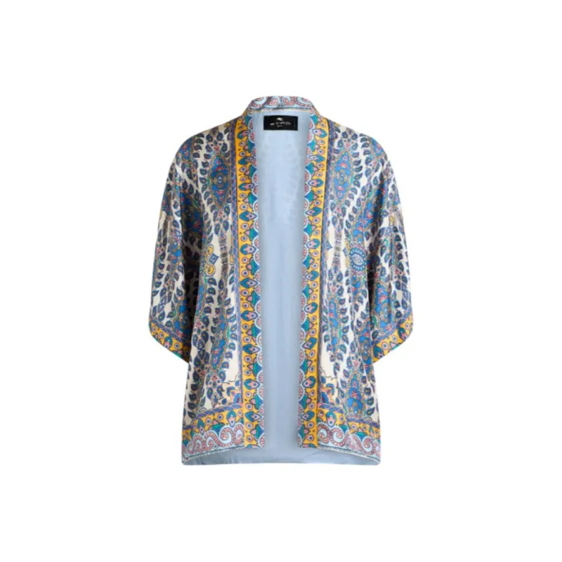ETRO Printed Twill Kesa Robe-0