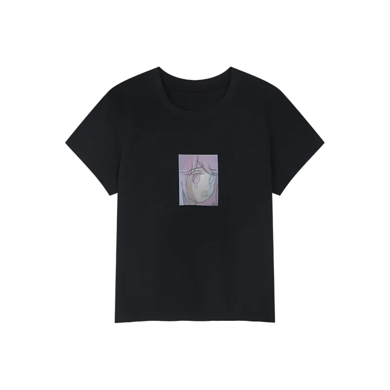 UOOYAA T Shirts Women's Black-0