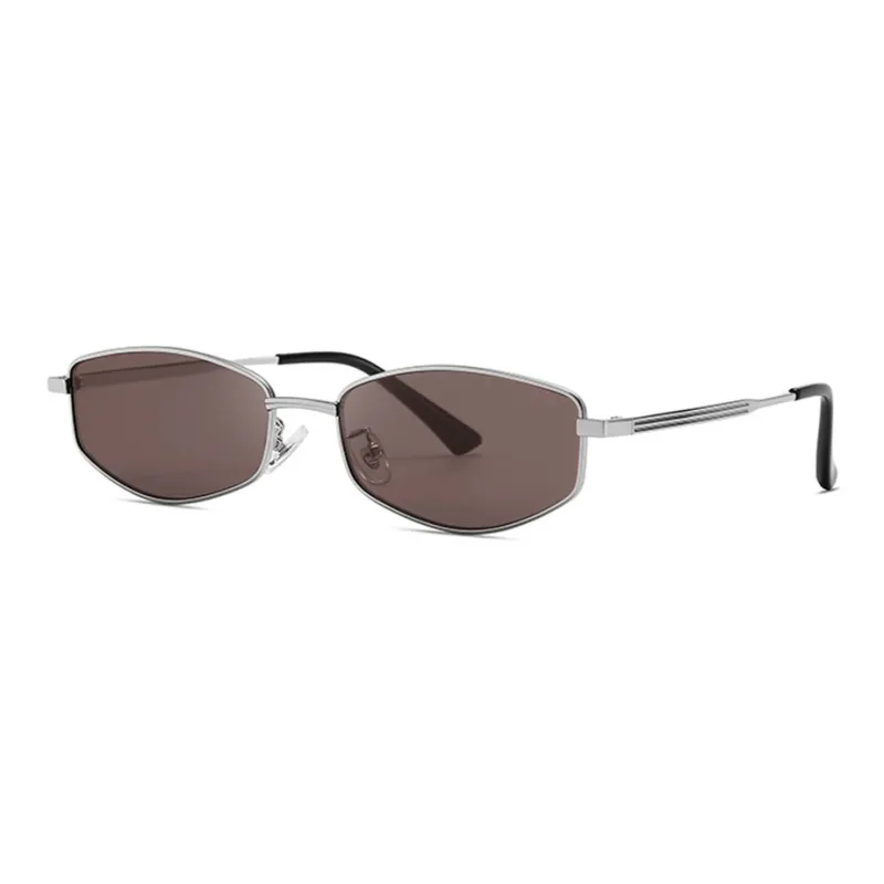 NOME Stainless Steel Irregular Shape Sunglasses Unisex-5