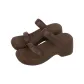 Black Brown[Minimalist Style Solid Color]