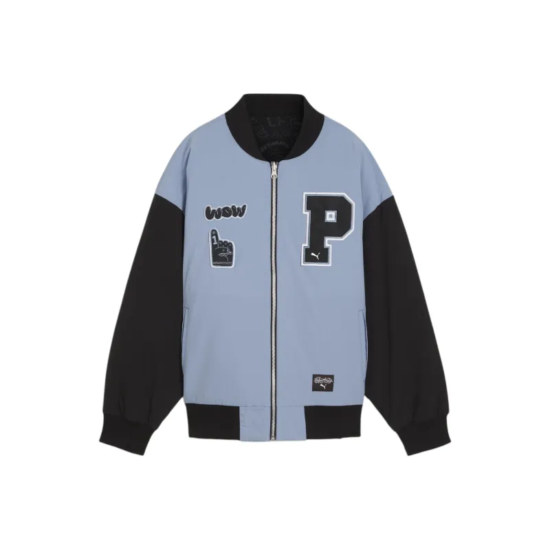 PUMA x SOPHIA CHANG Collaboration REVERSIBLE BOMBER Jackets Coats Women's Blue-0