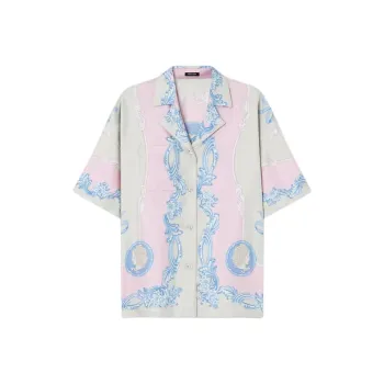 VERSACE Medusa print Silk Shirt