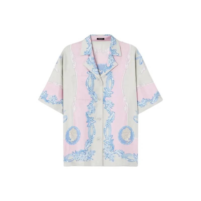VERSACE Medusa print Silk Shirt-0