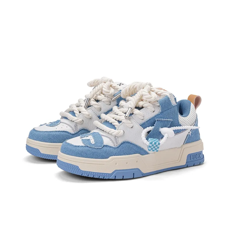 LUCX Cushioned Slip Resistant Abrasion Resistant Low Top Chunky Sneakers Unisex-26