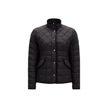 Moncler Button-Up Quilted Jacket