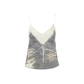 DIESEL Spaghetti Strap Denim Top
