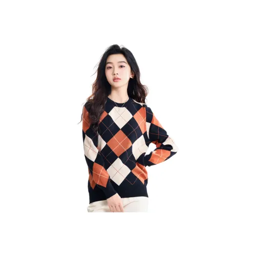 Coredorm Knitwear Women's Orange Black