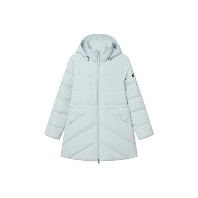 AIGLE Down Jacket Women's Ice Transparent Blue-0