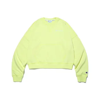 Champion Sweatshirt Women's Light Yellow Green