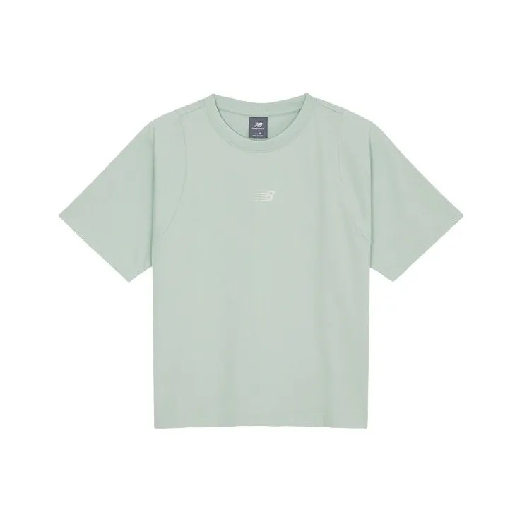 New Balance Sports And Leisure T Shirt Women's Mint Green-0