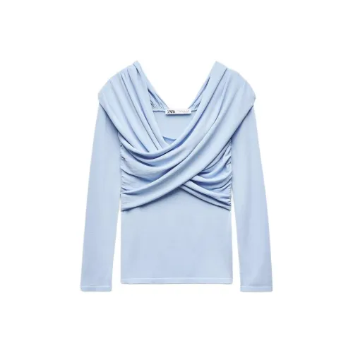 ZARA Knitwear Women's Blue