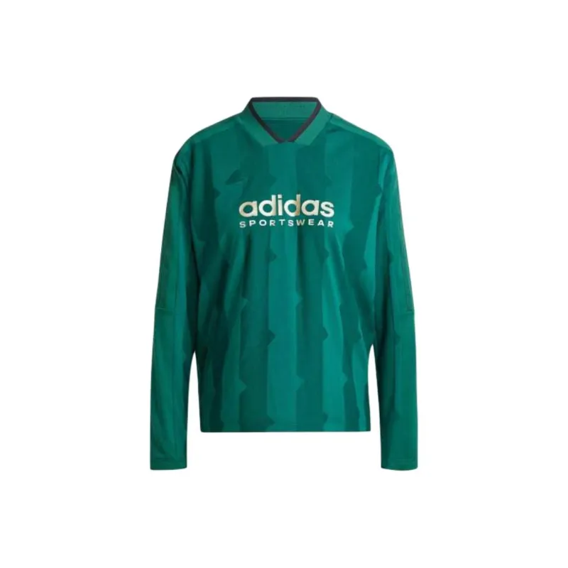 Adidas Free Shipping With AdiClub Tiro Cut 3 Stripes Jacquard Long Sleeve Shirt-0