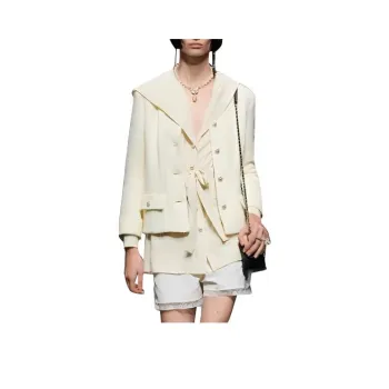 CHANEL Jacket Women's Light Yellow