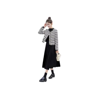 Cypress House Jacket Women's Black White Plaid