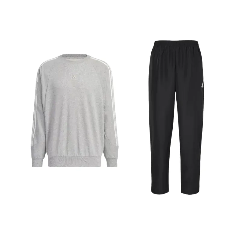 Adidas 3-STRIPES CREW SWEATSHIRT Casual Sportswear Men's-0