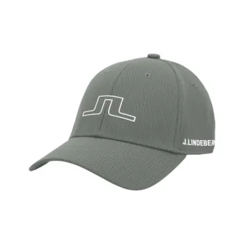 J.Lindeberg Polyester Baseball Caps Men's Gray Green