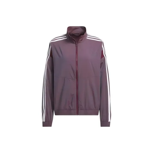 Adidas SELECT Jacket Women's Dark Shadow Red