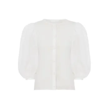 Chloé Puff Sleeved Crewneck Shirt