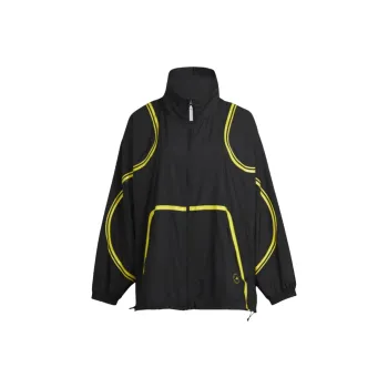 Adidas Adidas X Stella McCartney Co-titled Series TruePace Woven Jacket Plus Size Jackets Coats Women's Black
