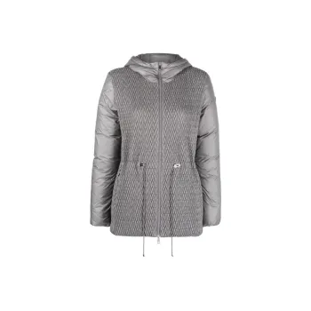 Moncler Down Jacket Women's Silver White