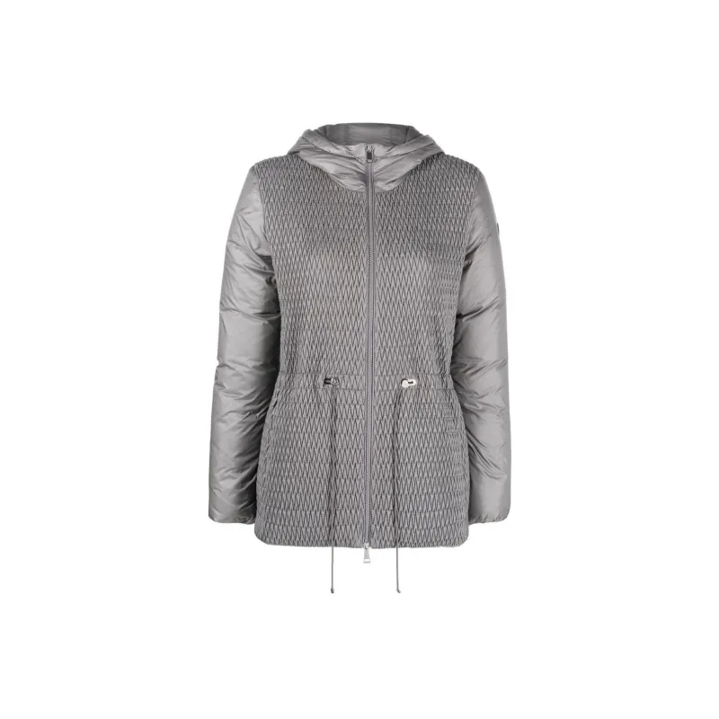 Moncler Down Jacket Women's Silver White-0
