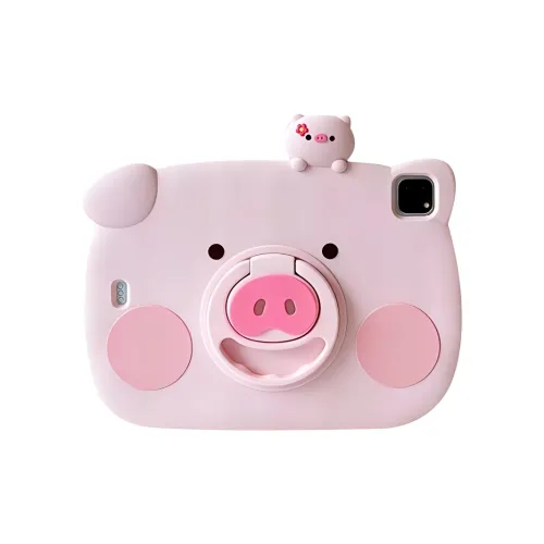 Sopi Pink Pig Nose Rotating Stand Compatibility With Apple IPad Pro/Air 5/Mini 6/7/11 Tablet Protective Cases