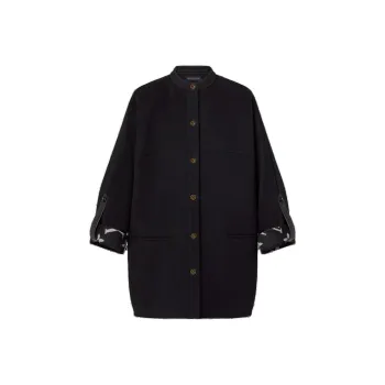 LOUIS VUITTON Signature Boxy Button-Up Coat