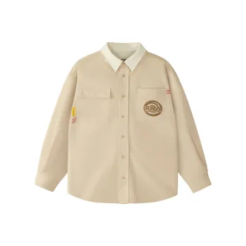 FILA FUSION Shirt Women's Fall Reed Coffee