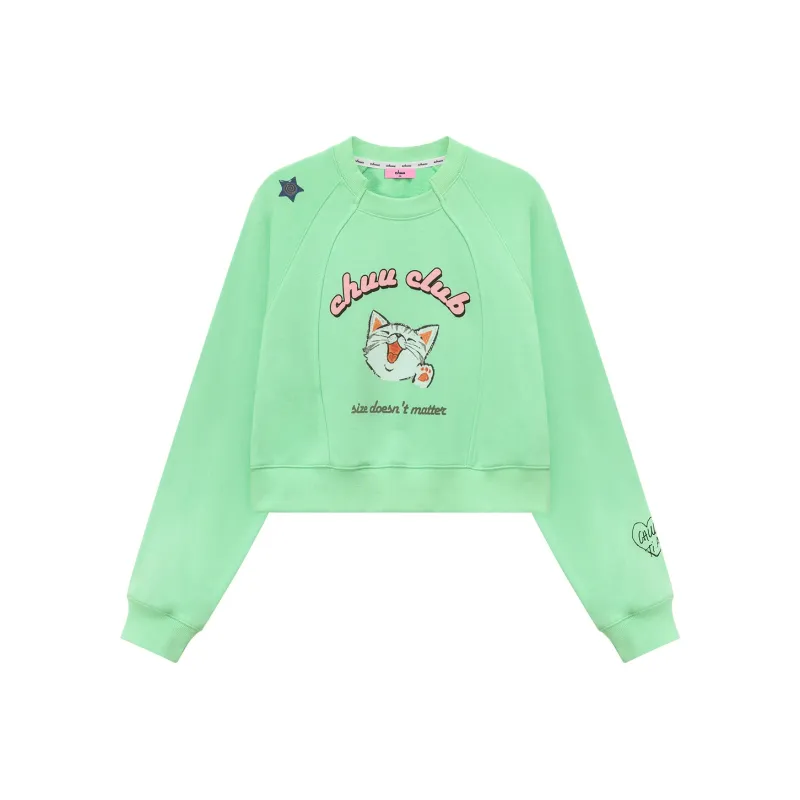 CHUU Sweatshirts Women's Light Green-0