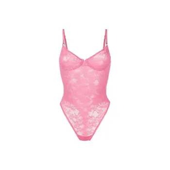 Fleur Du Mal Le Stretch Lace Bodysuit