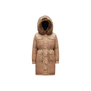 Moncler FW22 Moderate Down Jacket Women's Khaki