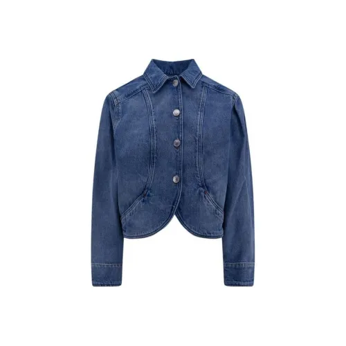 ISABEL Diadora Panelled Button Up Denim Jacket