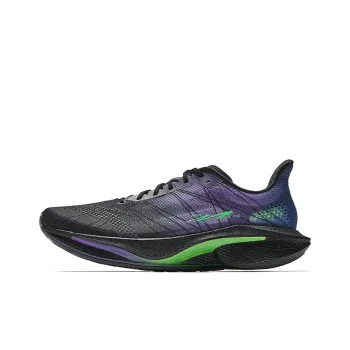 Anta Anti Slip Wear Resistant Low Top Casual Running Shoes Men's Black Purple