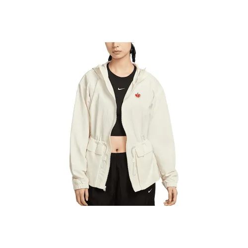 Nike Sportswear AS W NSW TREND WVN JKT GCEL Jackets Coats Women's White