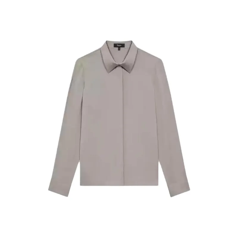 THEORY Shirts Women's Mist Gray-0