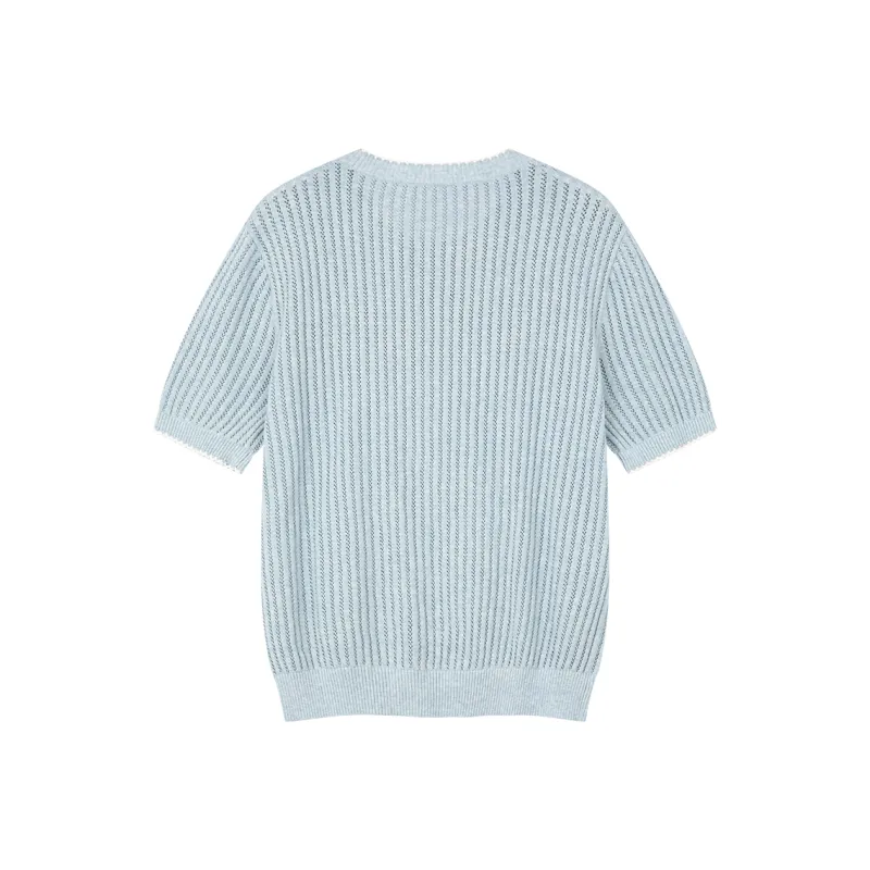 UOOYAA T Shirts Women's Blue-1