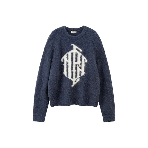 NO ONE ELSE Knitwear Unisex Navy Blue-0