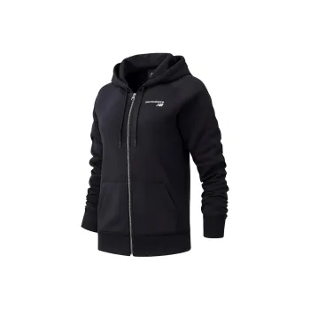 New Balance NB Classic Core Fleece Fashion Full Zip Jackets Coats Women's Black
