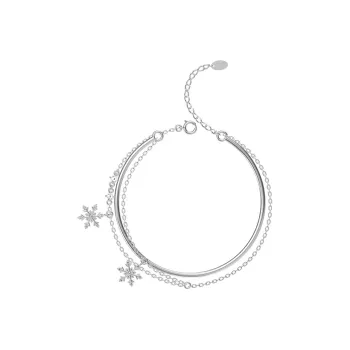 FEENG X 925 Sterling Silver Bangle Solid Women's