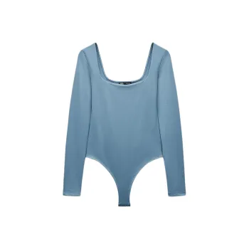 ZARA Bodysuits Women's Blue Gray